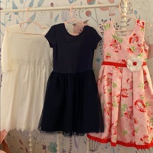 (3) Girls spring dresses size 5